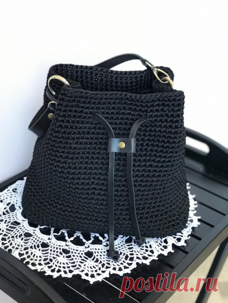Сумочка крючком из полиэфирного шнура Фишка это подборка лайфхаков для дома. Разные полезные хитрости на каждый день про уборку, стирку, уход за вещами, как мыть, убрать, почистить, а также поздравления и идеи подарков.