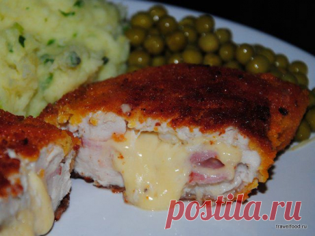 Кордон блю (Cordon bleu). Пошаговый фото рецепт..