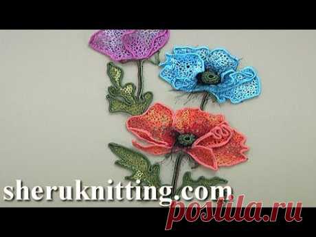 Crochet  Colorful Art Project Tutorial 87 Häkeln Sie buntes Kunstprojekt