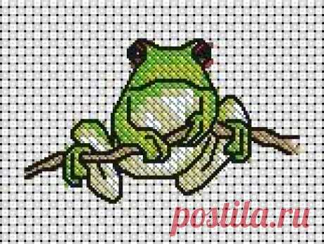frog cross stitch - Google Search | sewing