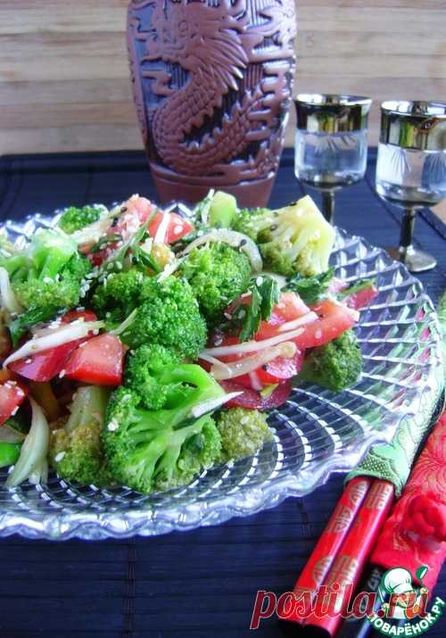 Салат из брокколи с овощами - кулинарный рецепт
