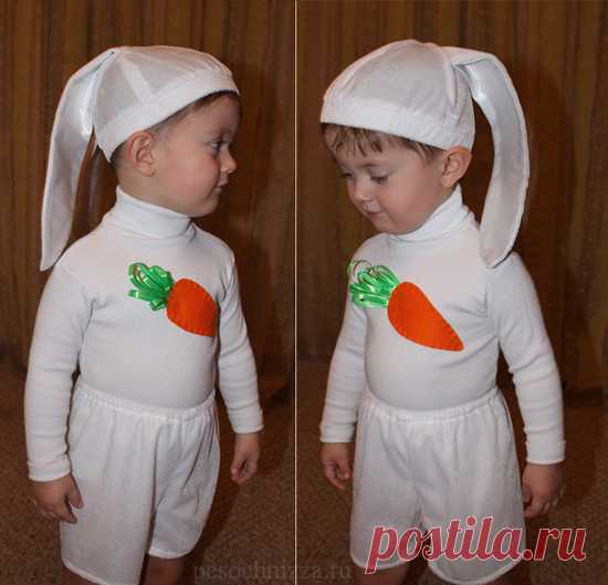 Новогодний костюм зайчика своими руками | pesochnizza.ru
