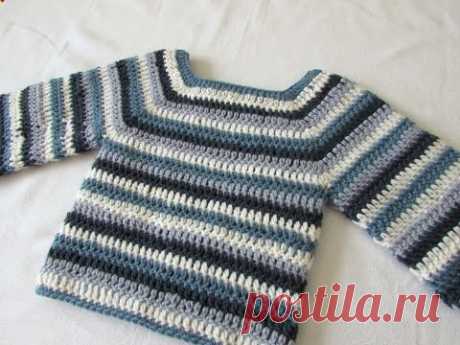 How to crochet a basic sweater / jumper - any size