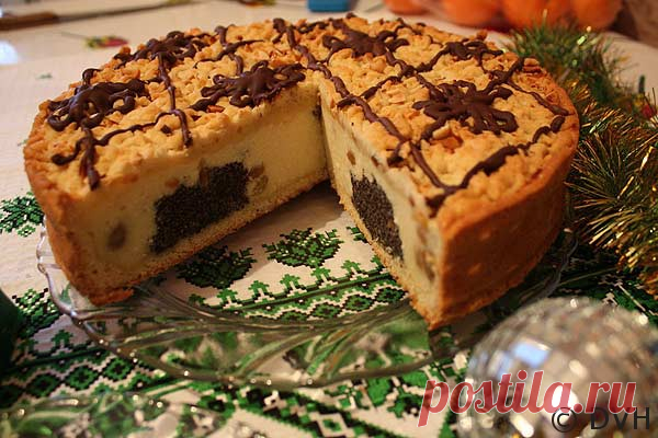 Творожный пирог с маком | Мои любимые рецепты