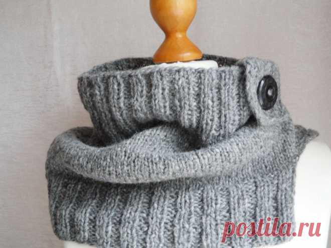 Шарф-снуд вязаный Universal / KNITLY.com - блог о рукоделии