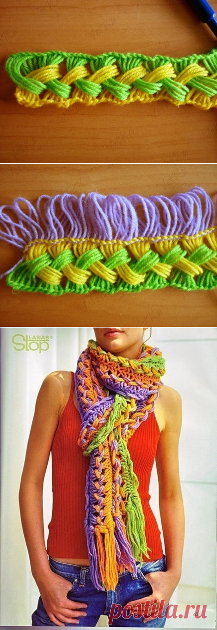 Очень интересный шарфик