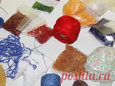 Вязание с бисером. Урок 1. Материалы и инструменты. Набор бисера на нить. - Ярмарка Мастеров - ручная работа, handmade