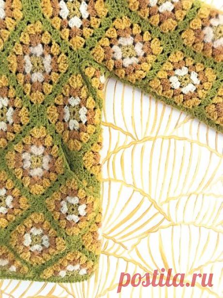 Crochet Granny Square Sweater Crochet Pattern