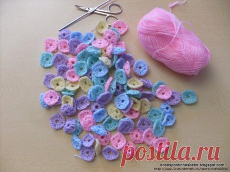 Как связать плед из мотивов своими руками.