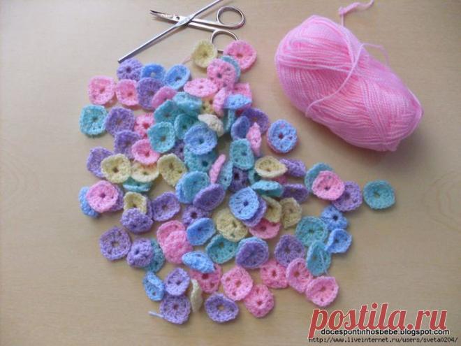 Как связать плед из мотивов своими руками.