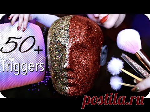 ASMR 50+ Triggers over 3 Hours (NO TALKING) Ear Cleaning, Massage, Tapping, Peeling, Umbrella & MORE