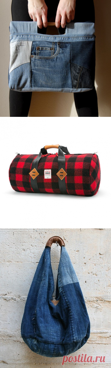 Выкройки и идеи простых сумок и рюкзаков