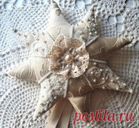 Шьем рождественскую звезду на верхушку елки / Рукоделие