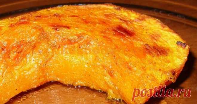 Тыква запеченная в духовке кусочками - простой рецепт с фото Тыква запеченная в духовке кусочками - простой и быстрый рецепт приготовления вкусного блюда здоровым способом с использованием минимума растительного масла