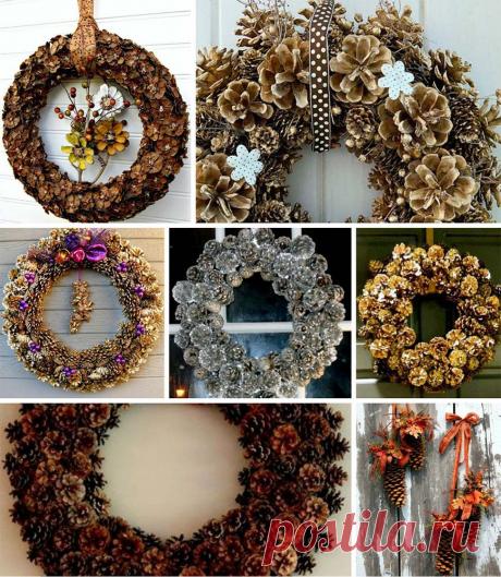 Поделки из шишек: 78 интересных фото идей поделок