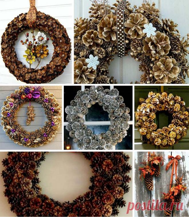 Поделки из шишек: 78 интересных фото идей поделок