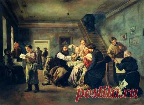 А.А.Попов. Харчевня. 1860-е.