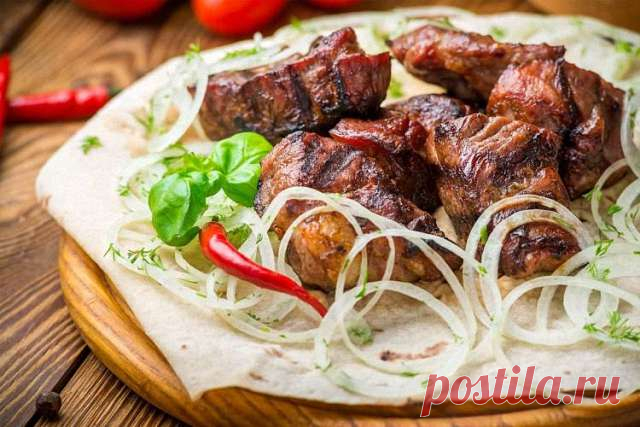 Шашлык на костре — Домашняя кулинария