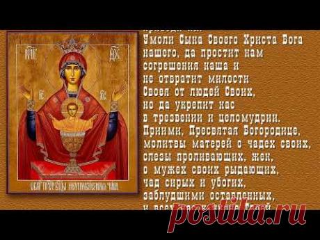 Самая сильная молитва от пьянства перед иконой "Неупиваемая чаша"