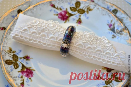 Кольца для салфеток из полимерной гины - Ярмарка Мастеров - ручная работа, handmade