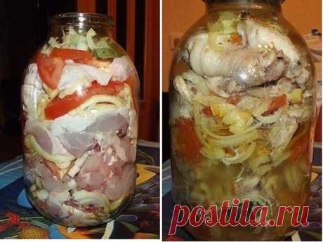 Курочка в банке!! Ингредиенты: жмите на фото: Курочка в банке
