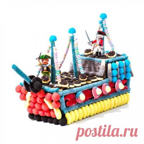 composition bonbon bateau pirate - Candy-Mail composition bonbon black pearl le bateau pirate en bonbons