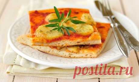 Великий пост: картофельная пицца