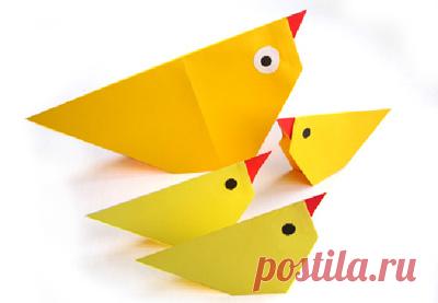 Цыплята | Оригами