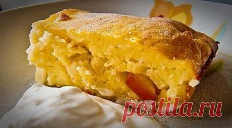 Творожная запеканка с фруктами - ЖУРНАЛ СО ВКУСОМ
