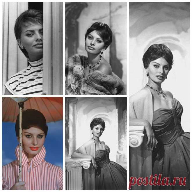 Софи Лорен в жизни и на экране в подборке лучших фотографий