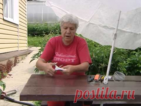 Делаем дачный зонтик своими руками