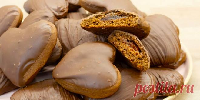 ИМБИРНОЕ ПЕЧЕНЬЕ С МАРМЕЛАДОМ И ШОКОЛАДНОЙ ГЛАЗУРЬЮ