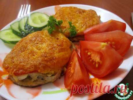 Куриное филе с баклажанами.
