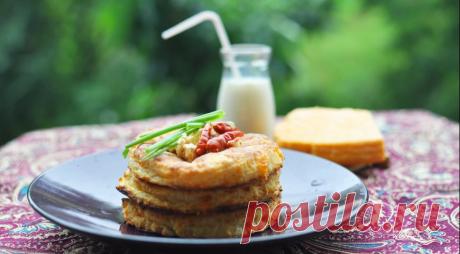 Творожно-сырные лепешки, пошаговый рецепт с фото