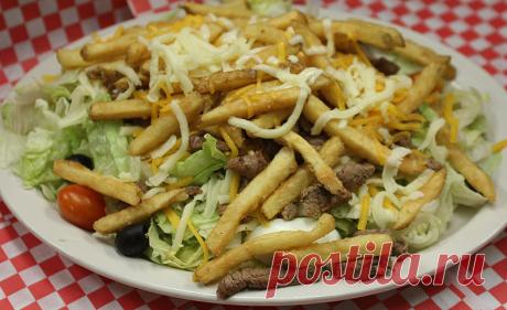 Салат с жареной картошкой: популярные рецепты блюда от разных кухонь