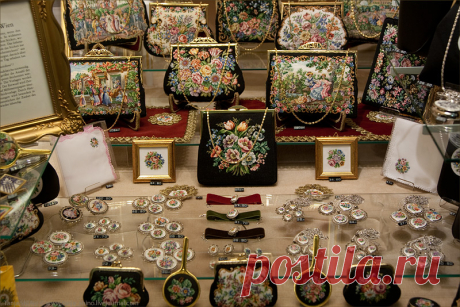 Старинная техника вышивки Petit Point (Пети Пуэнт)