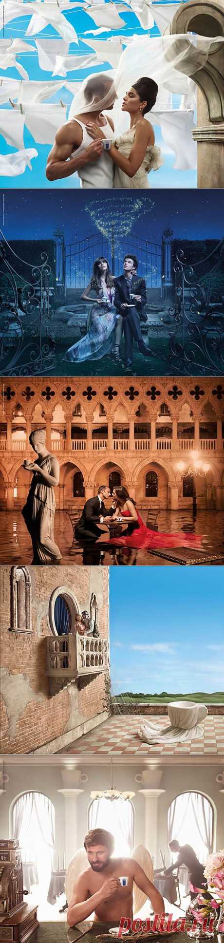 Falling inlove in Italy (Влюбиться в Италии) – официальное название 19-го календаря Lavazza на 2011 год. Подготовленный американским фотографом Марком Селиджером (Mark Seliger), календарь воспевает итальянскую романтику и лучший в мире итальянский кофе эспрессо. Для календаря снялась актриса Оливия Уайлд (Olivia Wilde), известная по сериалу &quot;ДокторХаус&quot;. Ее партнером стал ее настоящий муж Тао Располи (Tao Ruspoli).