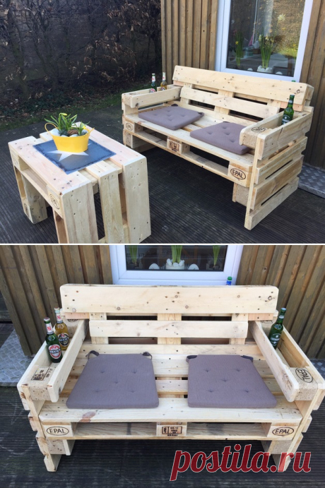 The Ultimate Pallet Outdoor Furniture | Home Design, Garden &amp; Architecture Blog Magazine
