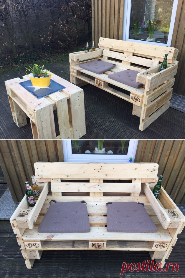 The Ultimate Pallet Outdoor Furniture | Home Design, Garden & Architecture Blog Magazine
