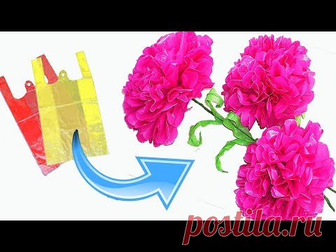 красивые цветы из мусорных пакетов – Google Поиск