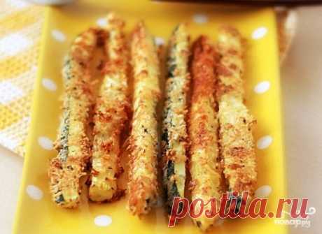 Кабачковые палочки в сырной панировке - пошаговый рецепт с фото на Повар.ру