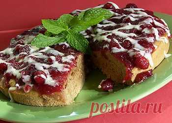 Песочный торт с клюквой | ДЕСЕРТНЫЙ РАЙ