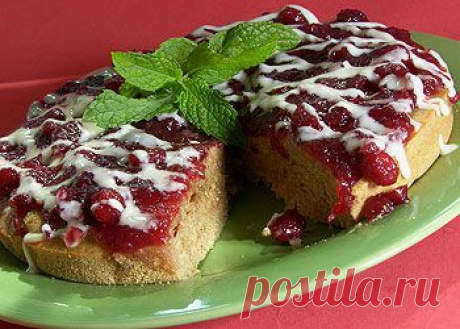 Песочный торт с клюквой | ДЕСЕРТНЫЙ РАЙ