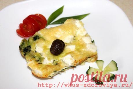 (+1) - Пирог «Клафути» со шпинатом и сыром | Любимые рецепты