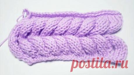 Азиатский Колосок | Объемный узор спицами | Марья вязала — Видео от twoloopstore | Вязание | МК - смотреть онлайн в поиске Яндекса по Видео