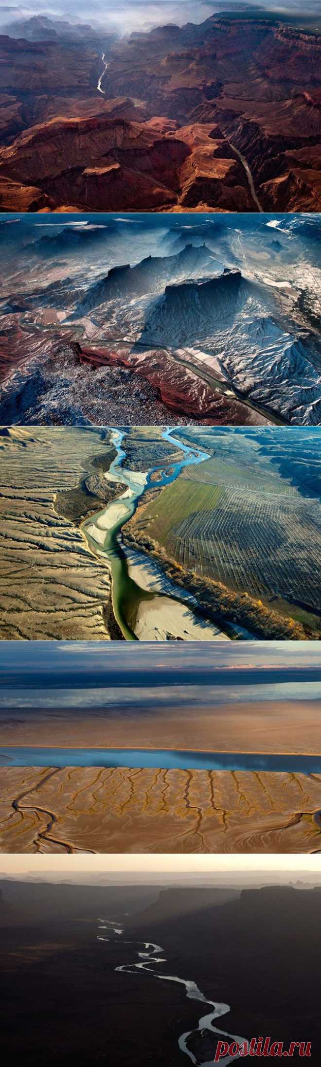 Отливы и приливы реки Колорадо / Туристический спутник