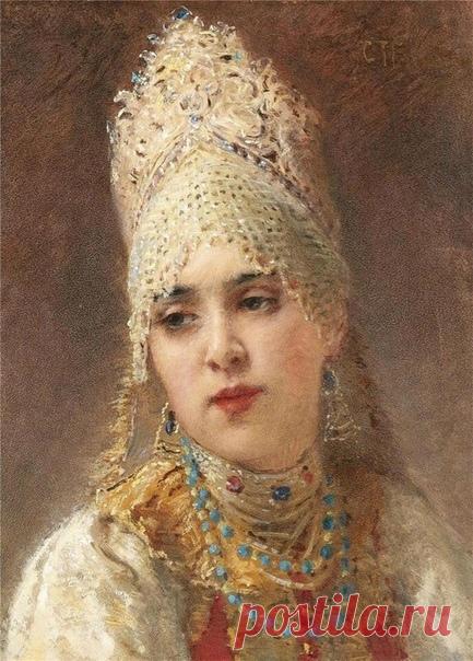 Ах, боярыня, красотою лепа, червлена губами, бровьми союзна... Чего еще не достает русской красавице? Перстней, ожерелий, браслетов? Всякие украшения нашивали русские женщины от крестьянки до царицы, украшая и без того прекрасный облик свой сережками, колечками, монистами и ожерельями. Но более других украшений с образом русской красавицы ассоциируются традиционные головные уборы. Носили их не просто так, да и не только по праздникам. Каждому убору было свое время и свое м...