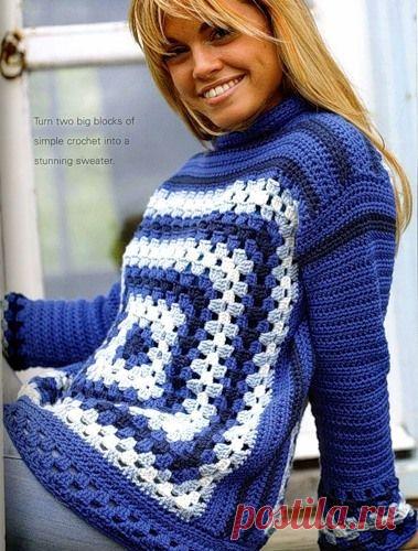 БАБУШКИН КВАДРАТ.ИДЕИ ДЛЯ ВЯЗАНИЯ.