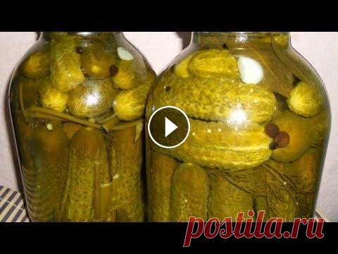 ОБАЛДЕННО ХРУСТЯЩИЕ  ОГУРЦЫ НА ЗИМУ!БЕЗ УКСУСА И СТЕРИЛИЗАЦИИ! ЯНДЕКС ДЗЕН - ТЕЛЕГРАМ - ВКонтакте - ПОДПИСЫВАЙТЕСЬ НА МОЙ НОВЫЙ ЮТУБ КАНАЛ "Урожайный Огород Обо Всем" - Моя страница в Инстаграм *********...