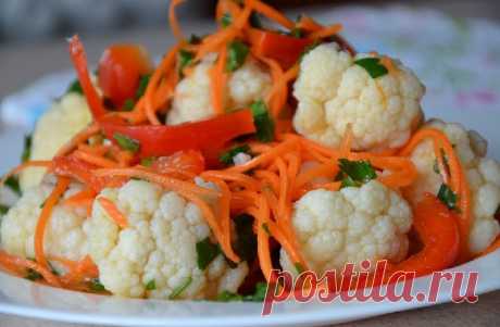 Рецепты маринованной цветной капусты